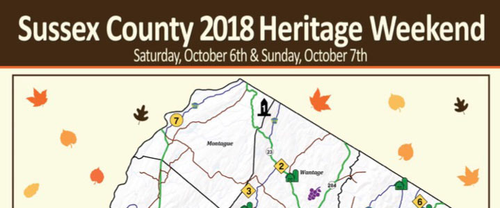 Partial map of Montgomery County's 2018 Heritage Festival event locations.